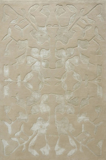 Bordeaux wool rug for living room elegant