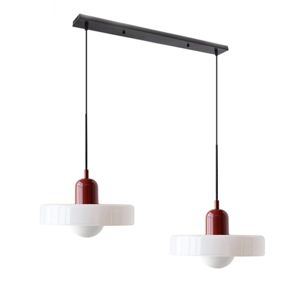 Bauhaus Stained Glass Pendant
