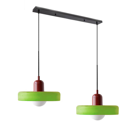 Bauhaus Stained Glass Pendant