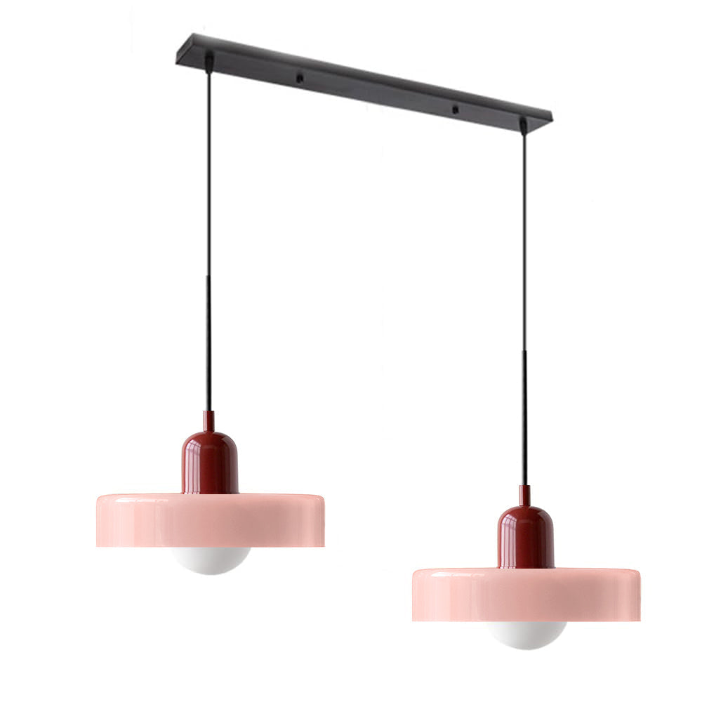 Bauhaus Stained Glass Pendant