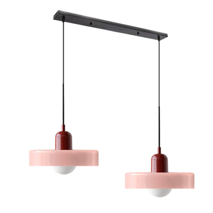 Bauhaus Stained Glass Pendant