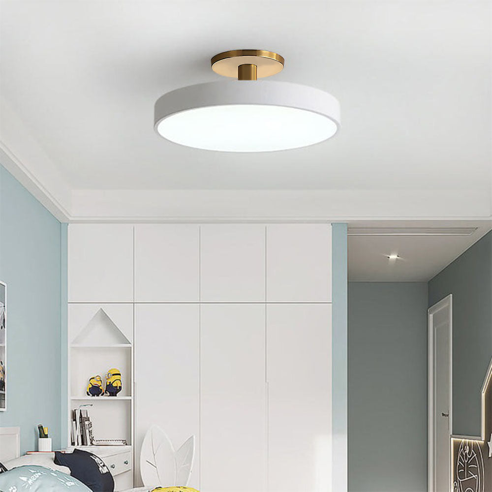 Round LED Ceiling Lamp in Minimalist Design
