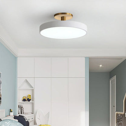 Round LED Ceiling Lamp in Minimalist Design