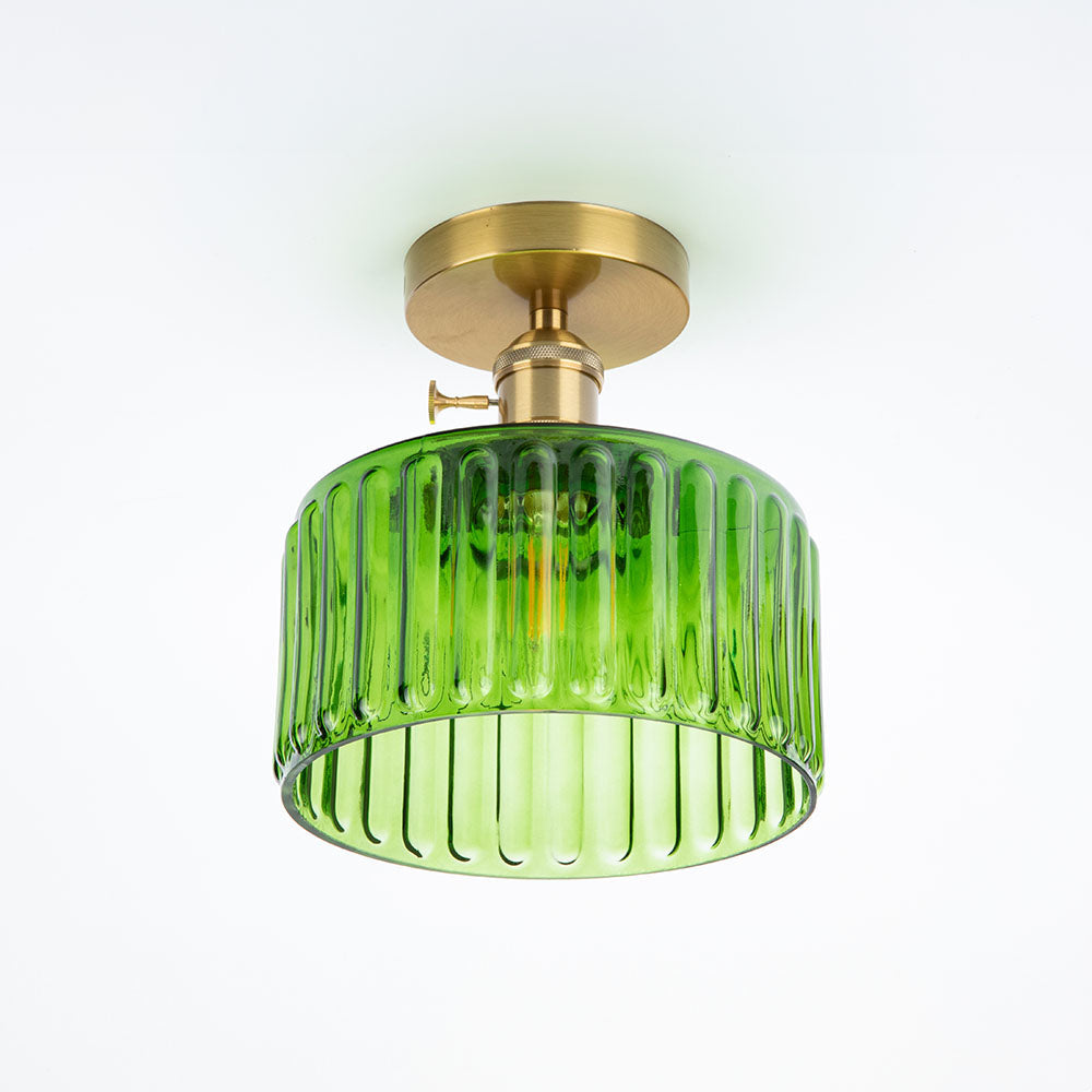 Vintage Style Semi-Flush Ceiling Fixture