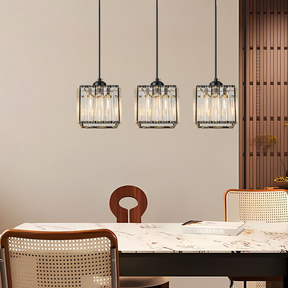 Multi-Light Crystal Island Pendant
