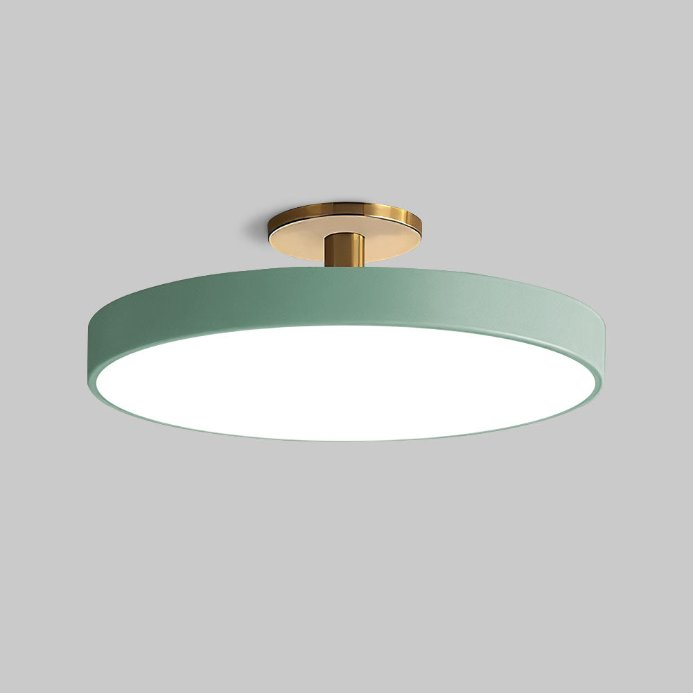 Round LED Ceiling Lamp in Minimalist Design