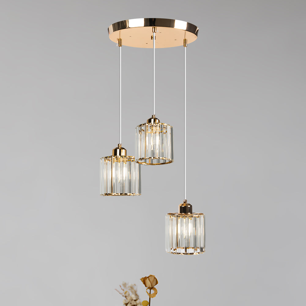 Multi-Light Crystal Island Pendant