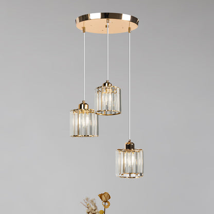 Multi-Light Crystal Island Pendant