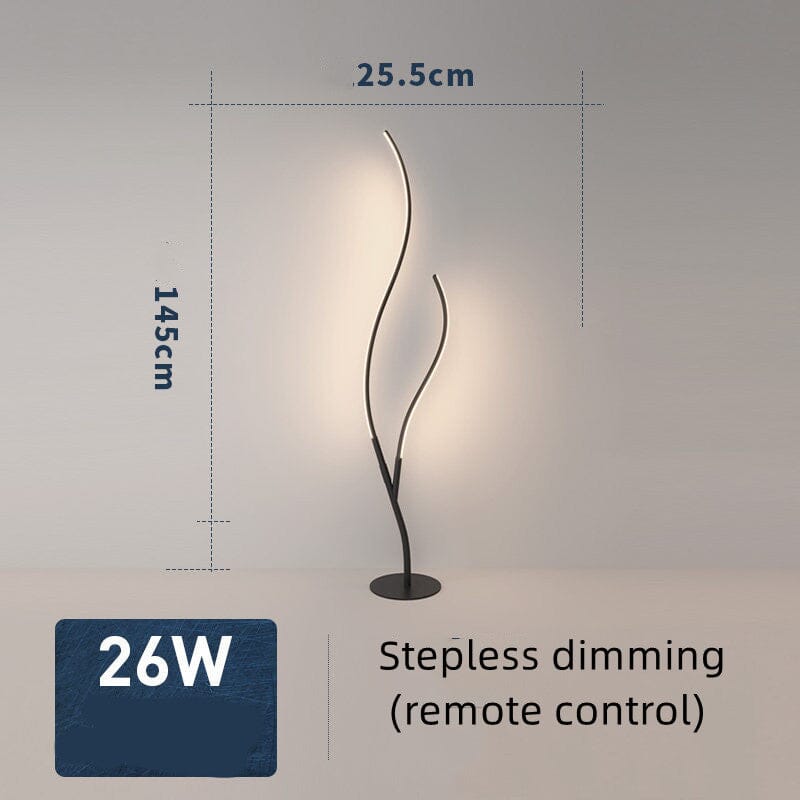 Abstract Nature-Inspired Floor Lamp