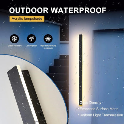 IP65 Black Outdoor LED Wall Light