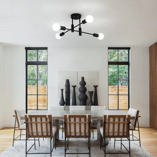 Nordic Black LED Ceiling Light