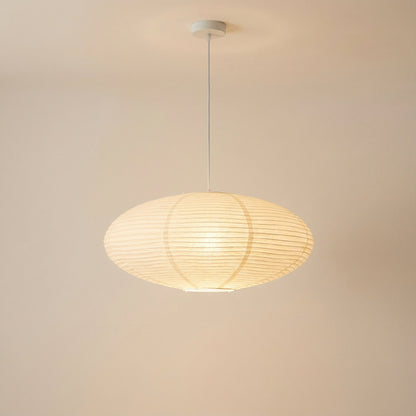 Minimalist paper pendant lamp