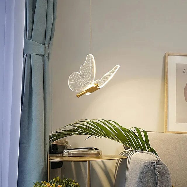Modern Acrylic Butterfly Sconce