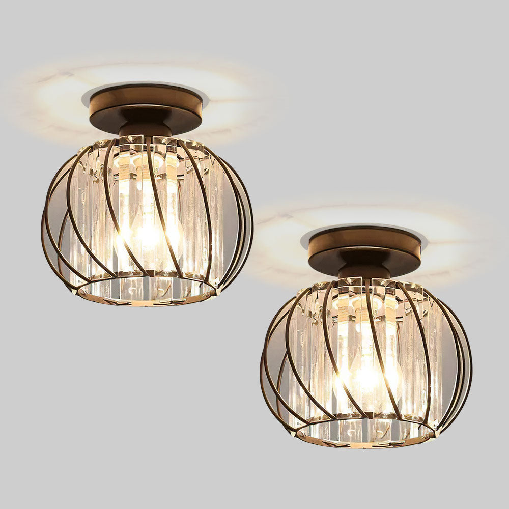 Glass Hallway Ceiling Lights
