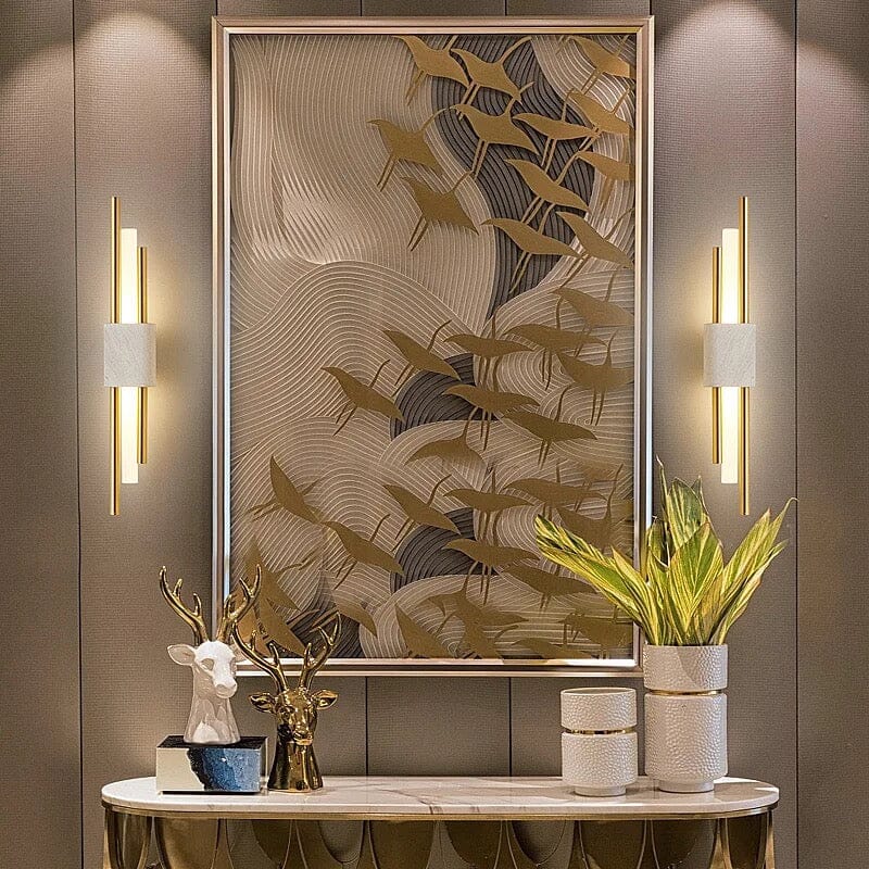Wall-Mounted Linen Accent Lamp