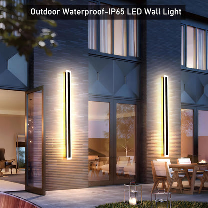 Black Modern LED Outdoor Wall Lamp IP65
