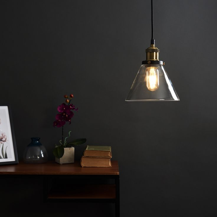 Transparent Bedside Hanging Lamp