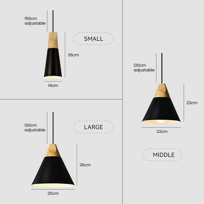 Nordic Wood Pendant Light