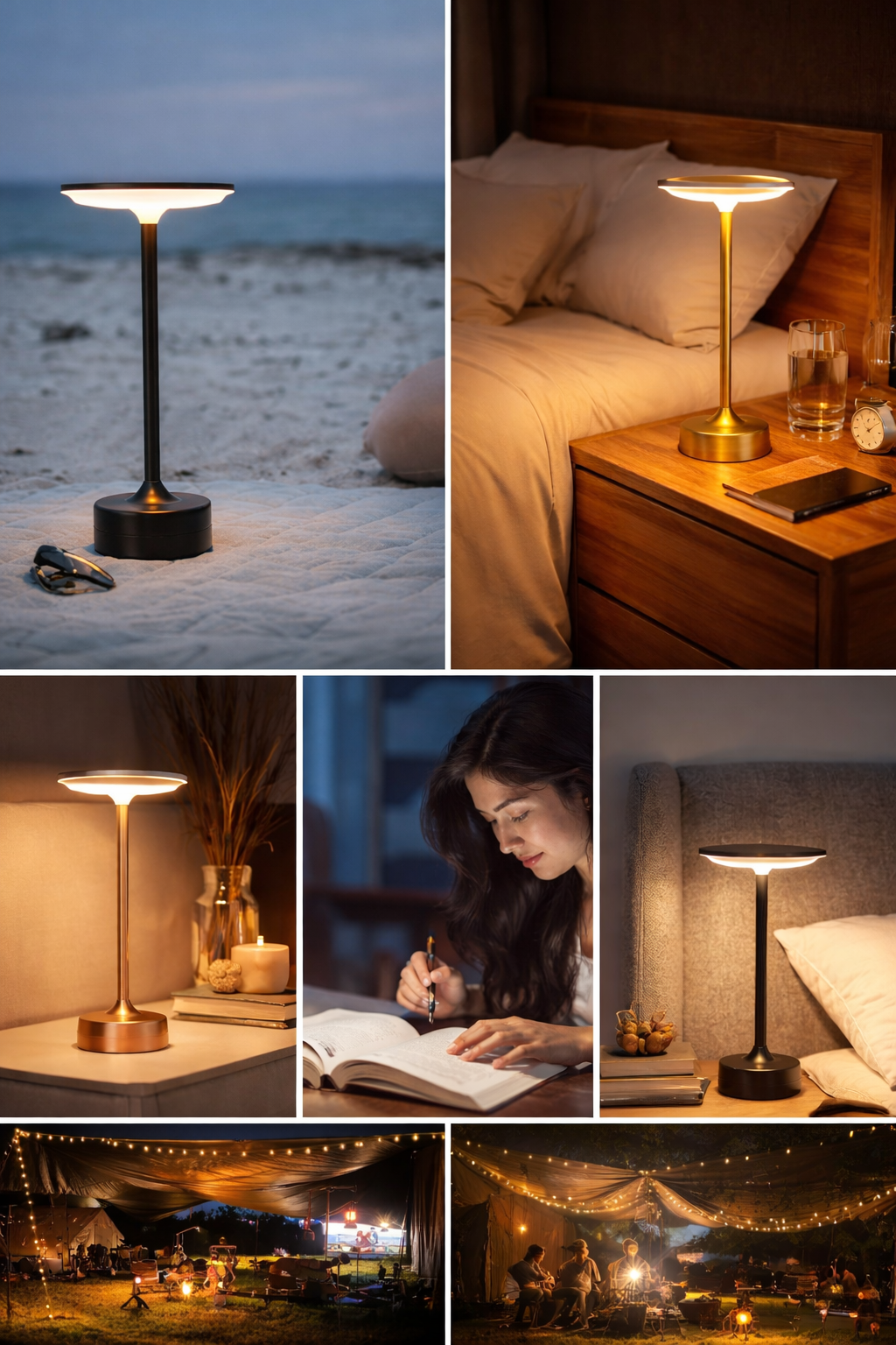 Modern Rechargeable LED Table Lamp
