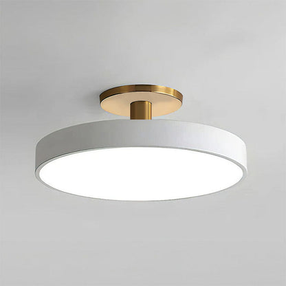 Round LED Ceiling Lamp in Minimalist Design