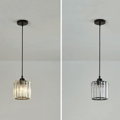 Black Multi-Head Glass Pendant