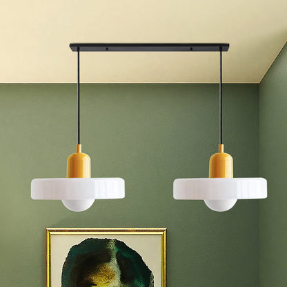 Bauhaus Stained Glass Pendant