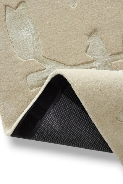 Bordeaux wool rug for living room elegant