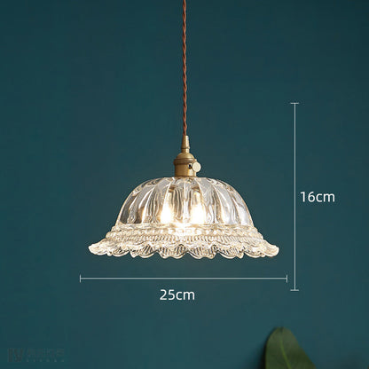 Clear Glass Hanging Lamp for Islands