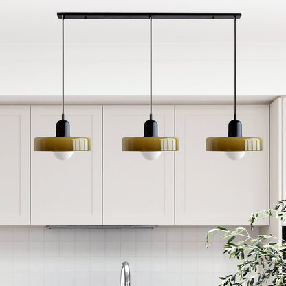 Sleek Glass Dining Lamp