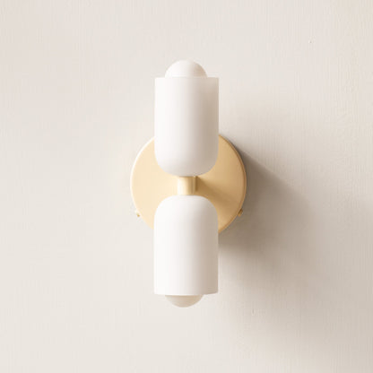 Modern Twin Head Wall Sconce