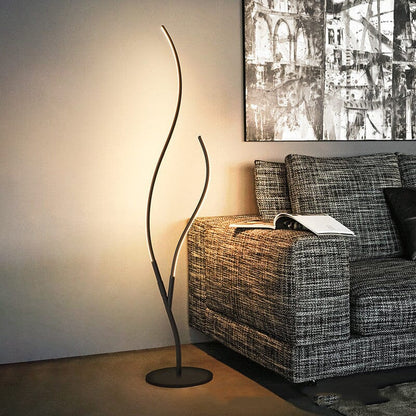 Abstract Nature-Inspired Floor Lamp