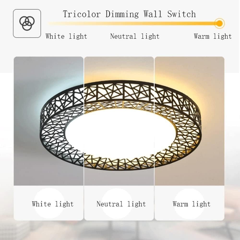 Geometric Flush Ceiling Lamp