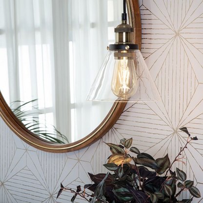 Transparent Bedside Hanging Lamp