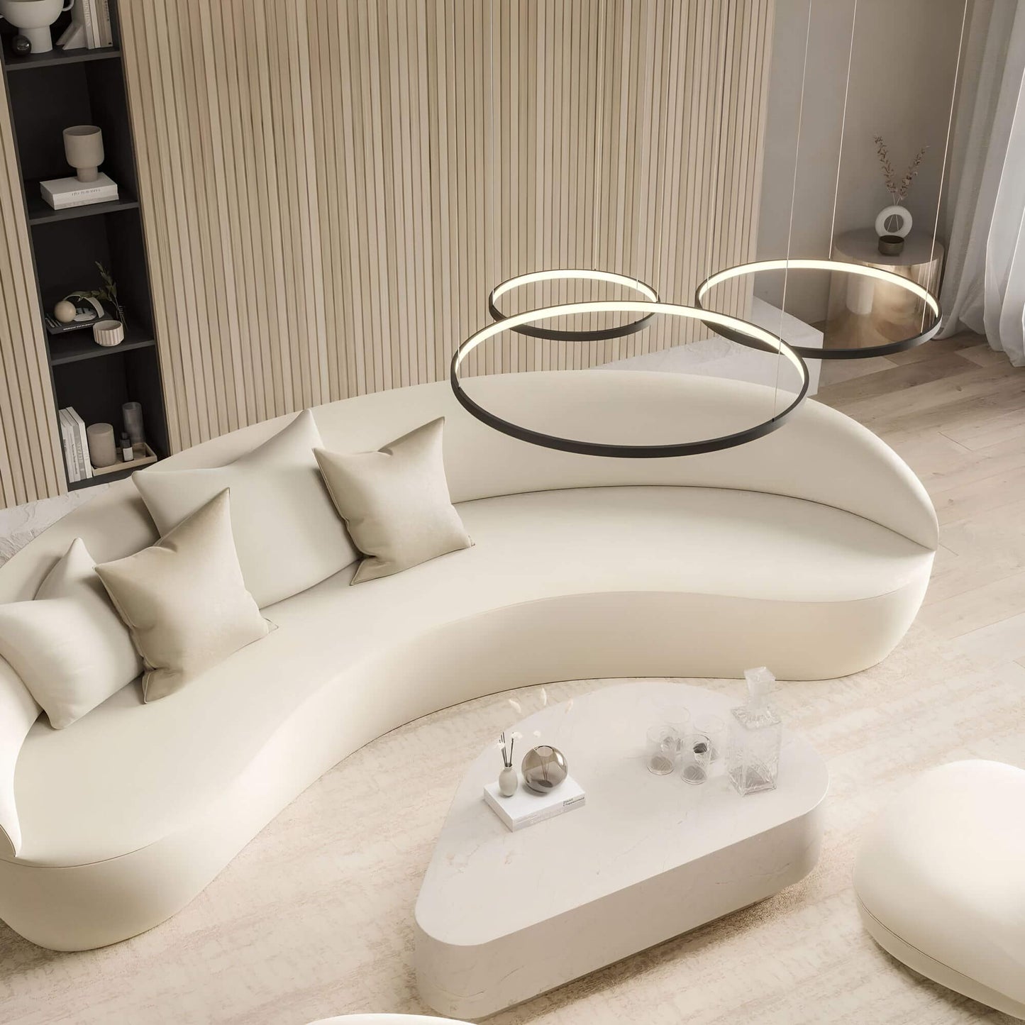 CircaLuxe – LED Ring Ceiling Light