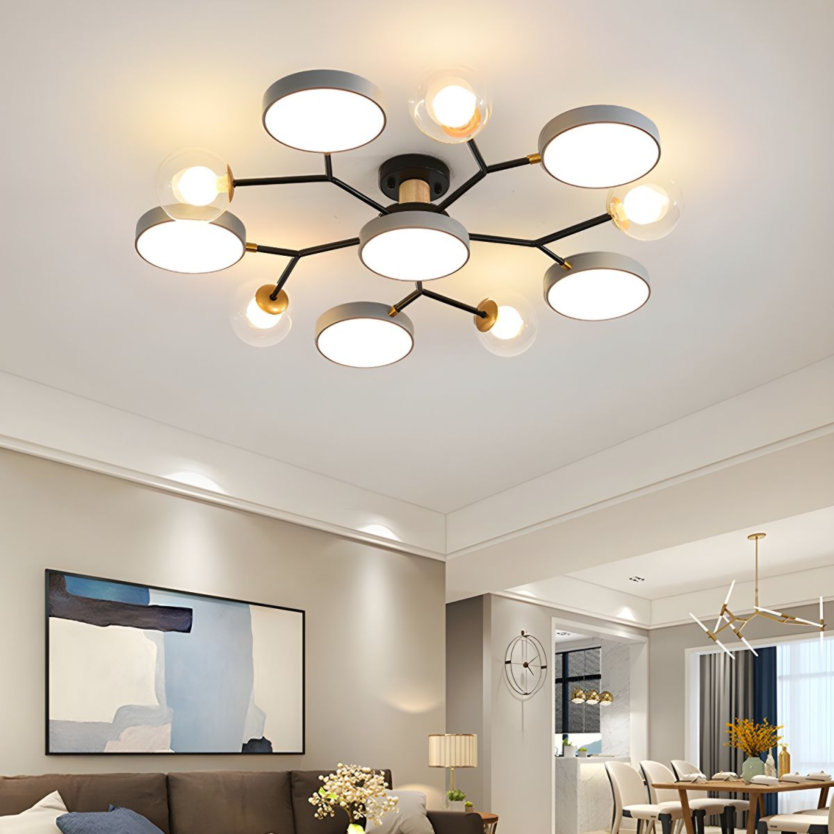 LED Branch Design Ceiling Light