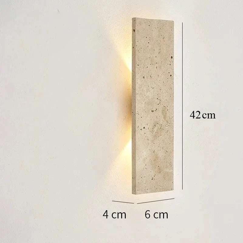 Natural Stone LED Outdoor Wall Light