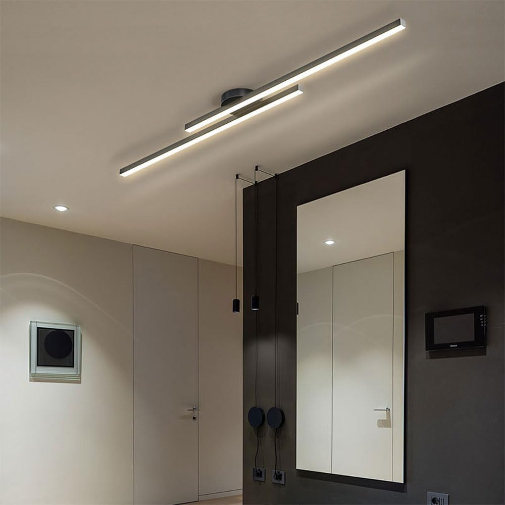 Elongated Aluminum LED Ceiling Light