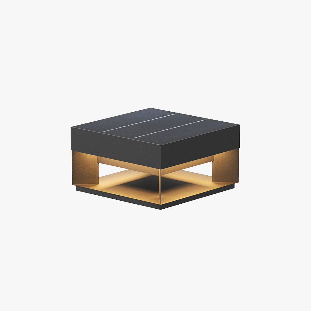 Solar Cube Outdoor Post Light