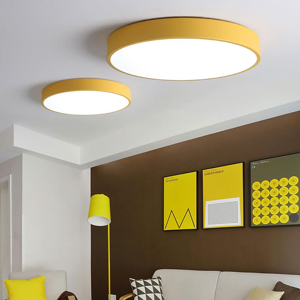 Round LED Ceiling Light Flat Design