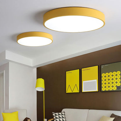 Round LED Ceiling Light Flat Design