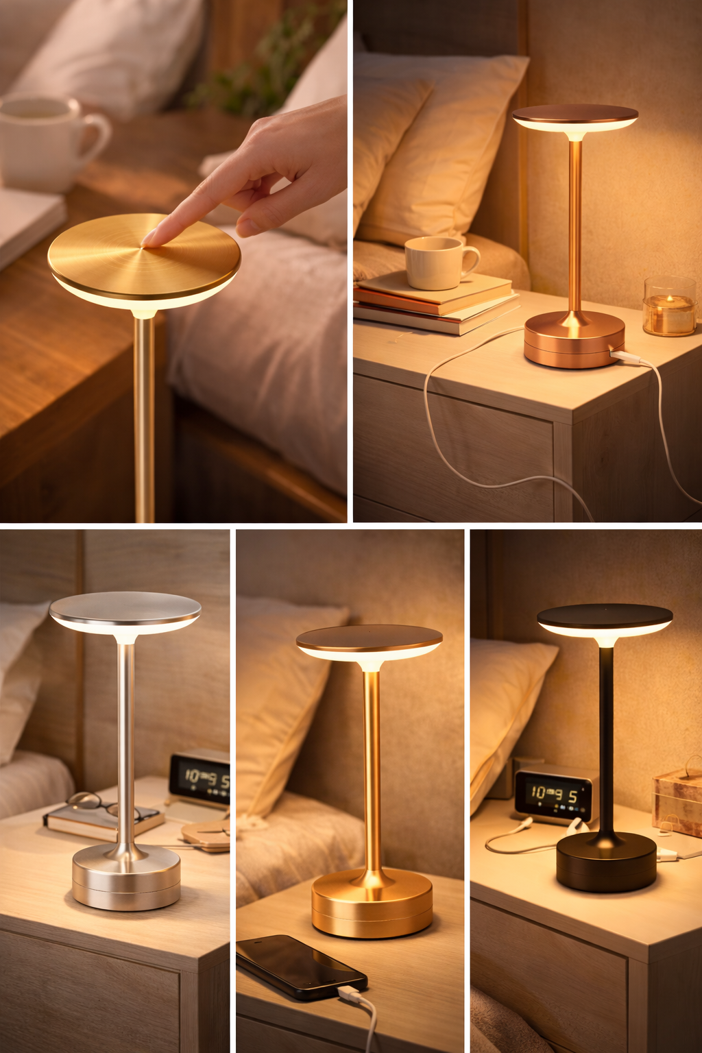 Modern Rechargeable LED Table Lamp