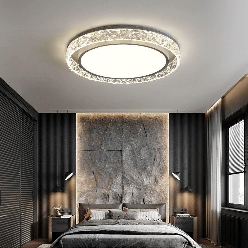 Flush-Mount Iron Ceiling Light