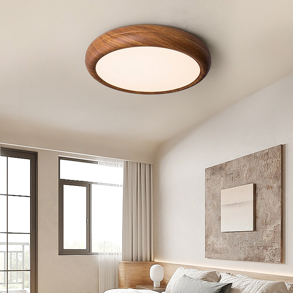 Nordic Wood Accent Ceiling Light