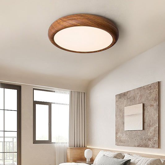 Nordic Wood Accent Ceiling Light