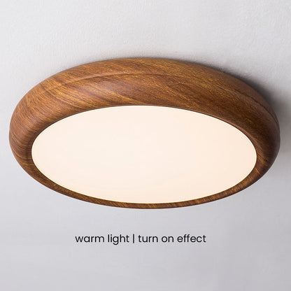 Nordic Wood Accent Ceiling Light