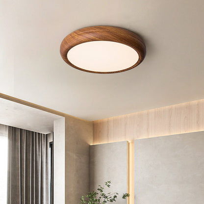 Nordic Wood Accent Ceiling Light