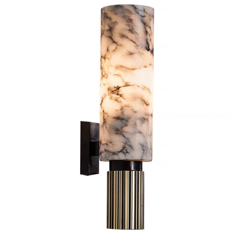 Elegant marble wall light