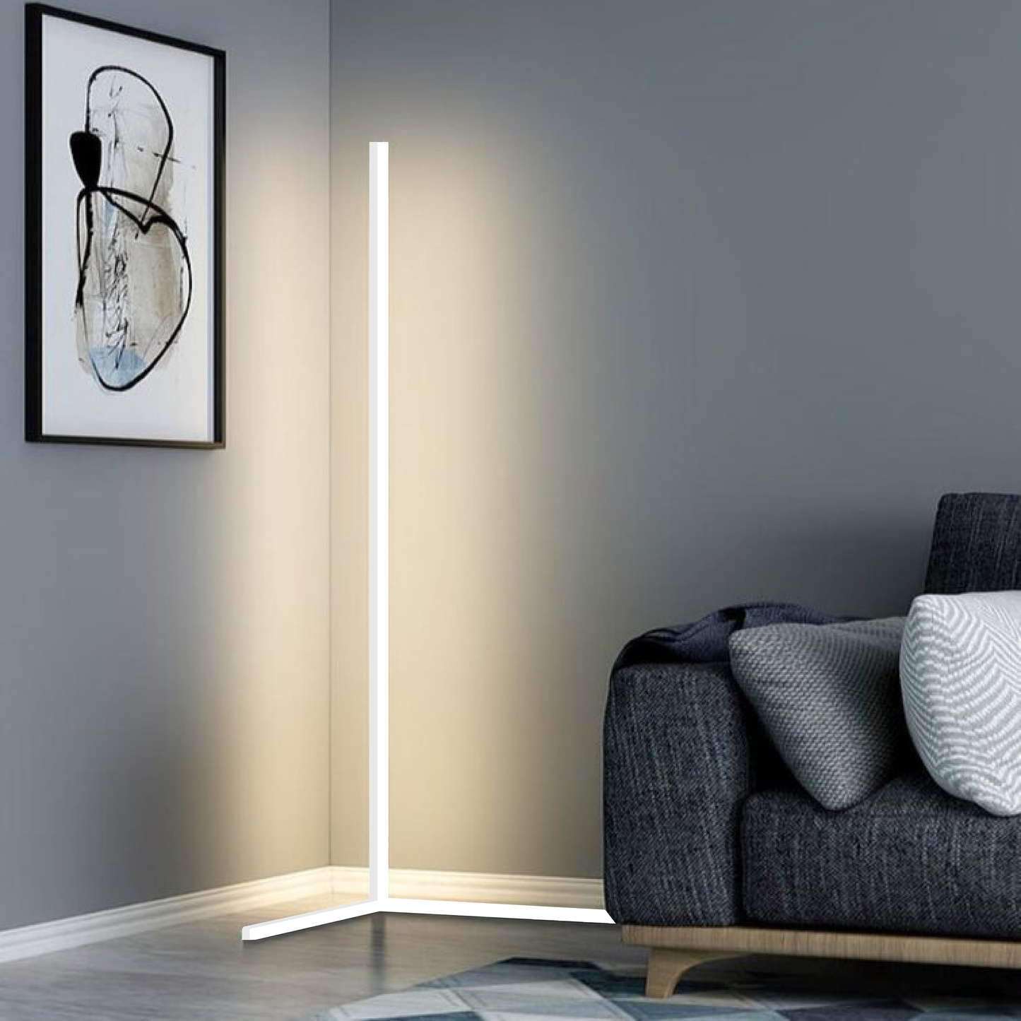 Corner LED Floor Lamp