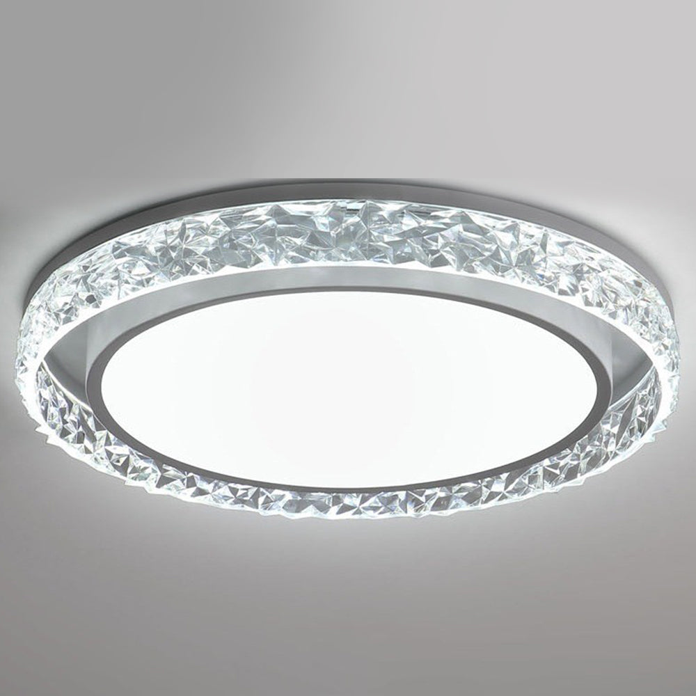 Flush-Mount Iron Ceiling Light