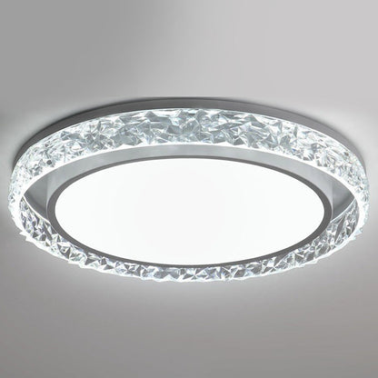 Flush-Mount Iron Ceiling Light